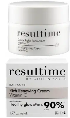 RESULTIME CREMA RINNOVATRICE RICCA ALLA VITAMINA C 50 ML RESULTIME CREMA RINNOVATRICE RICCA ALLA VITAMINA C 50 ML