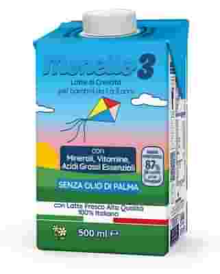 MONELLO 3 FORMULA PER LA CRESCITA A BASE DI LATTE PER BAMBINI DA 1 A 3 ANNI LIQUIDO 500 ML