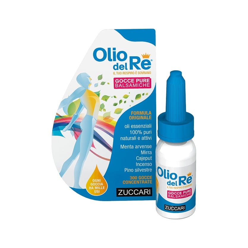 OLIO DEL RE GOCCE PURE BALSAMICHE ASTUCCIO 10 ML
