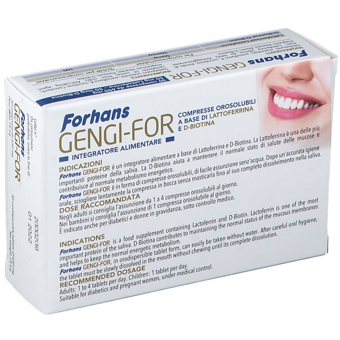 FORHANS GENGI FOR 30 COMPRESSE 19,50 G