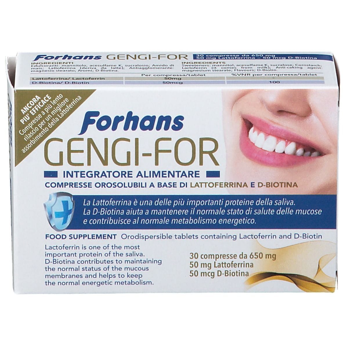 FORHANS GENGI FOR 30 COMPRESSE 19,50 G