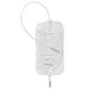 SACCA RACCOGLI URINA A CIRCUITO CHIUSO A3 UNOMEDICAL CAPACITA' 2 LITRI LUNGHEZZA TUBO 110 CM RUBINETTO DI SCARICO A CROCE 30 PEZZI