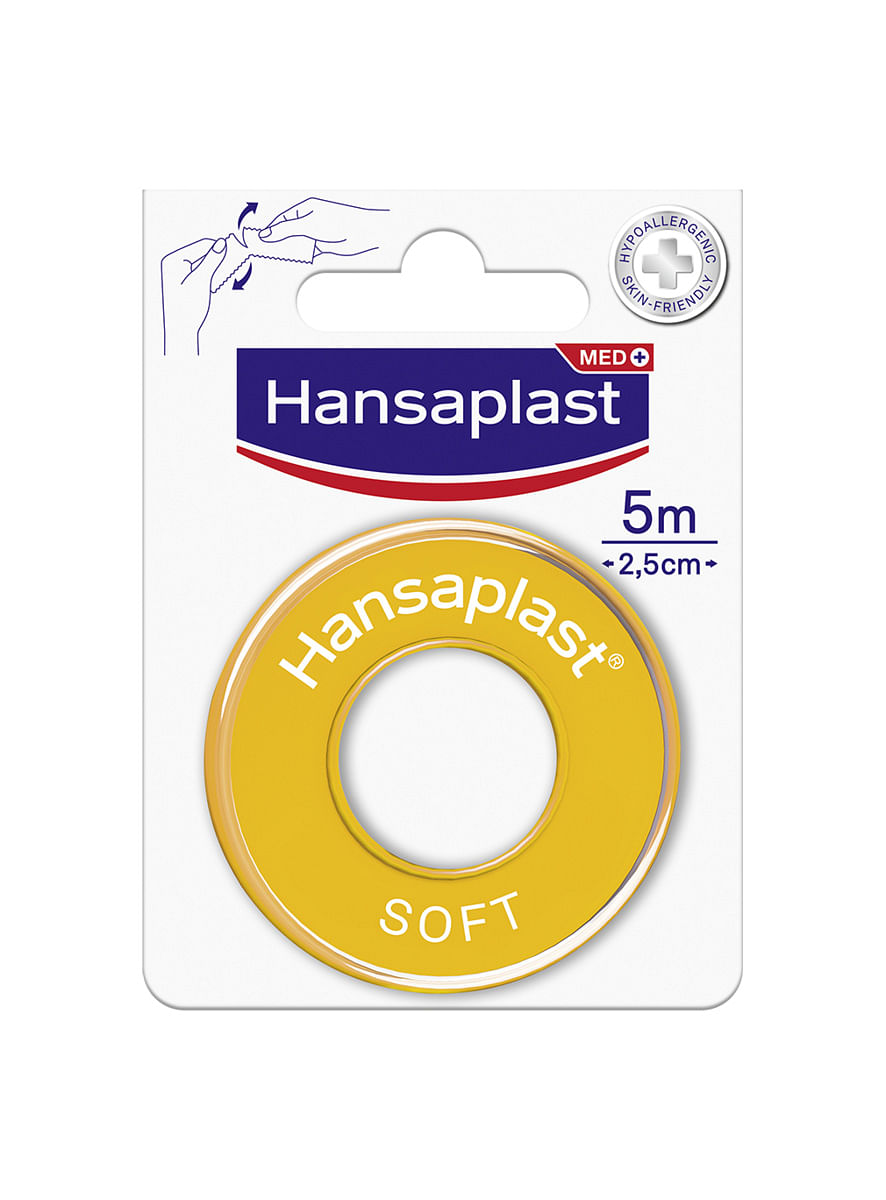 Cerotto Medicato In Rocchetto Hansaplast Soft M5 X2,5 Cm