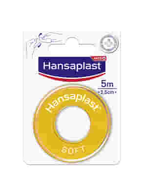 CEROTTO MEDICATO IN ROCCHETTO HANSAPLAST SOFT M5X2,5CM