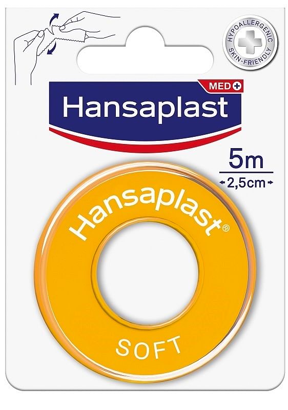 Cerotto Medicato In Rocchetto Hansaplast Soft M5 X2,5 Cm