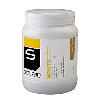 WHITE EGG INTEGRATORE IN POLVERE AL GUSTO DI CREME CARAMEL 450 G