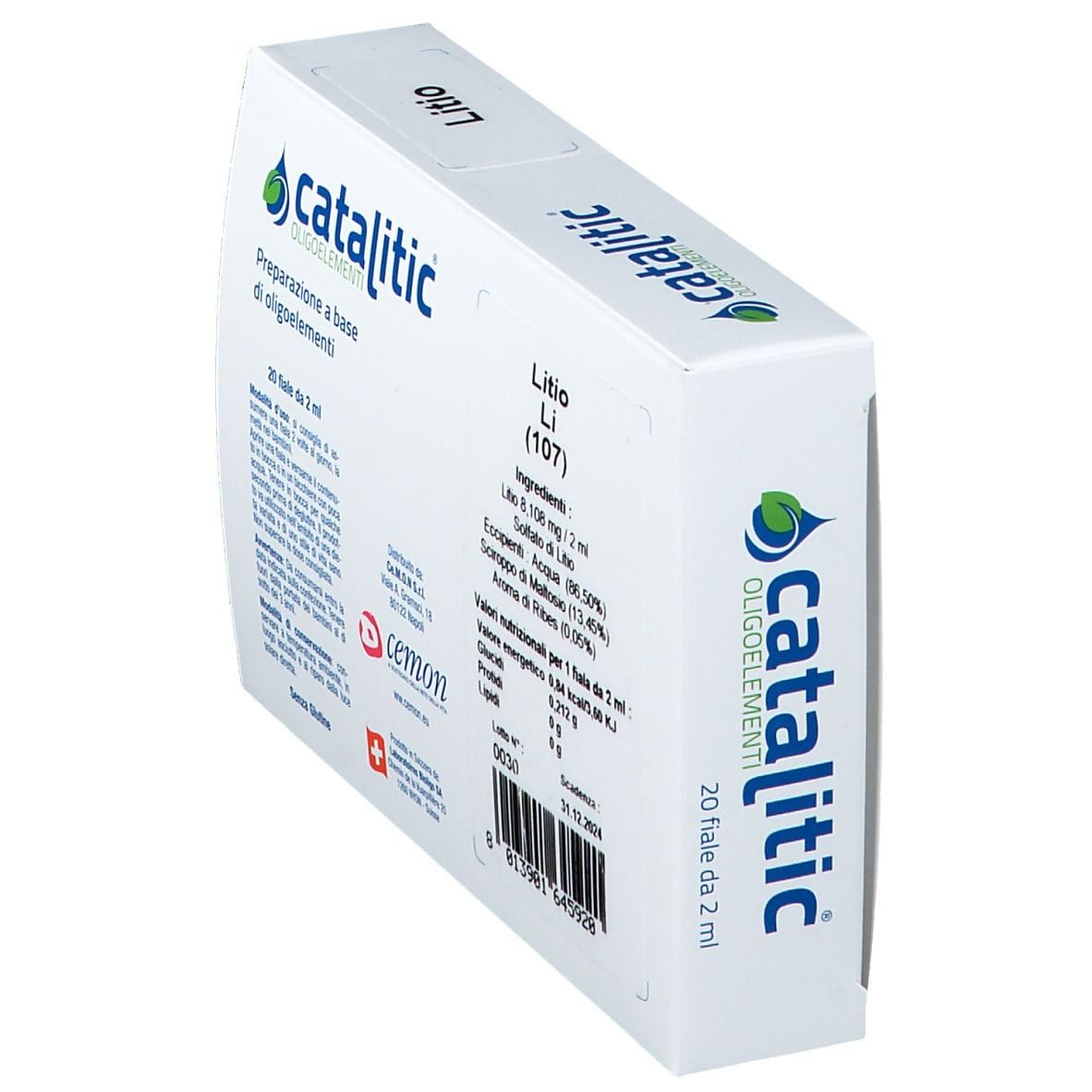 CATALITIC OLIGOELEMENTI LITIO LI 20 FIALE 2 ML