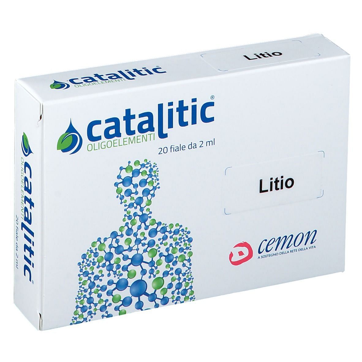 Catalitic Oligoelementi Litio Li 20 Fiale 2 Ml