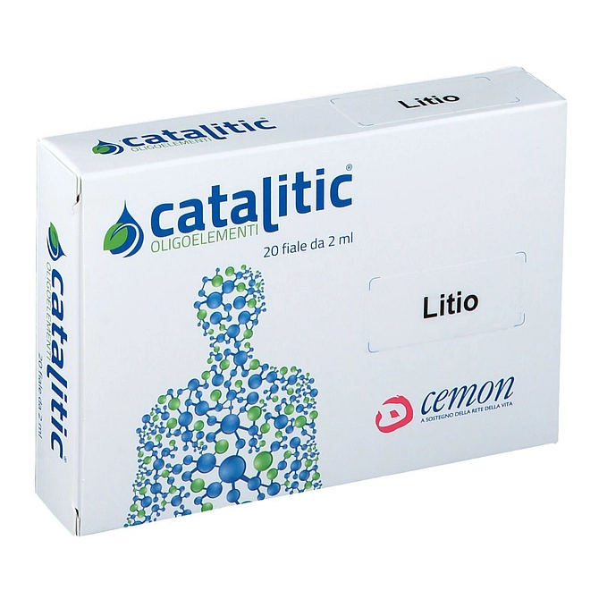 Catalitic Oligoelementi Litio Li 20 Fiale 2 Ml
