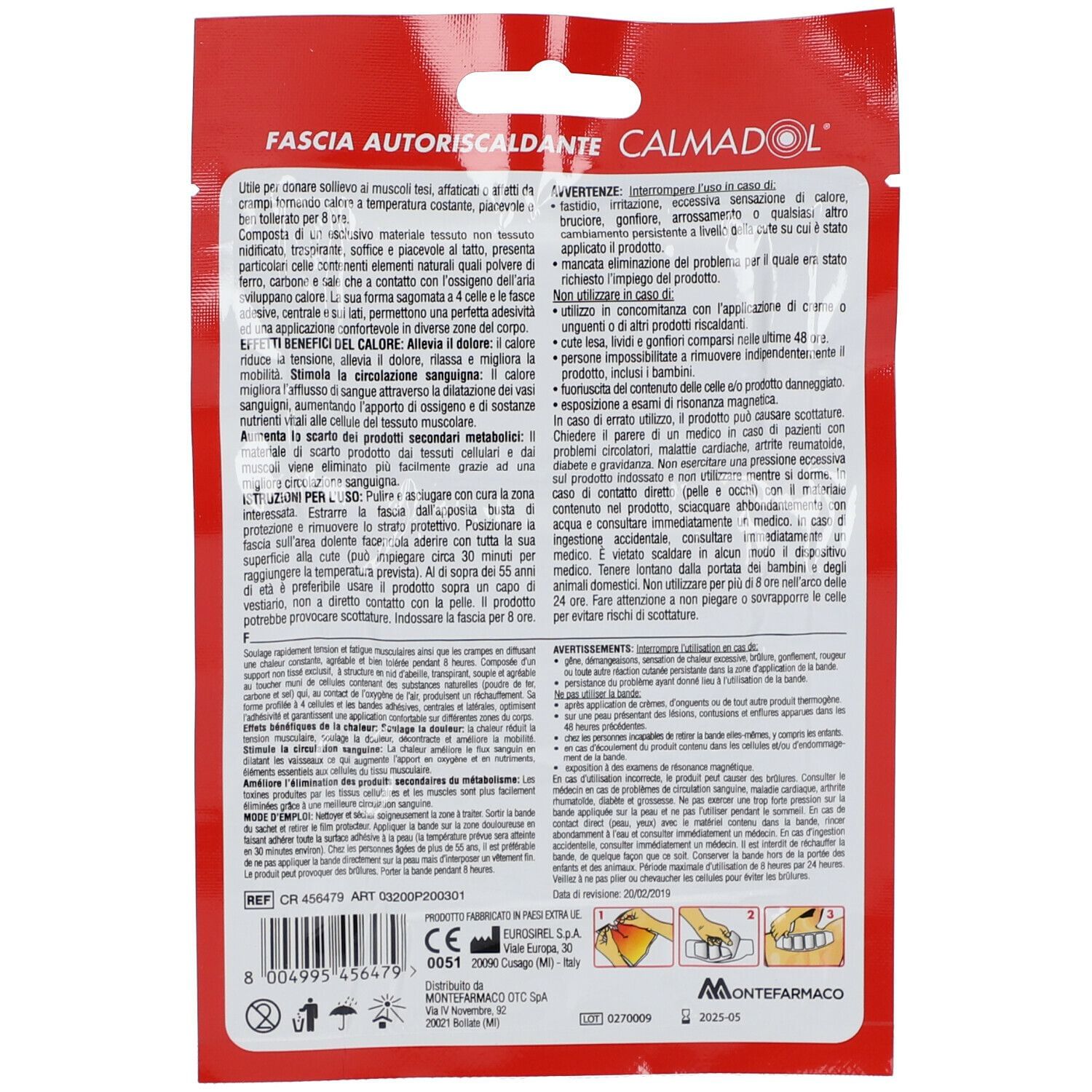 CALMADOL FASCIA AUTORISCALDANTE 1 PEZZO