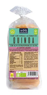 PANE IN BAULETTO ALLA QUINOA 400 G PANE IN BAULETTO ALLA QUINOA 400 G