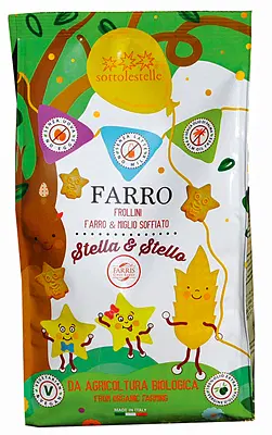 STELLA E STELLO BISCOTTI DI FARRO CON MIGLIO SOFFIATO 300 G STELLA E STELLO BISCOTTI DI FARRO CON MIGLIO SOFFIATO 300 G