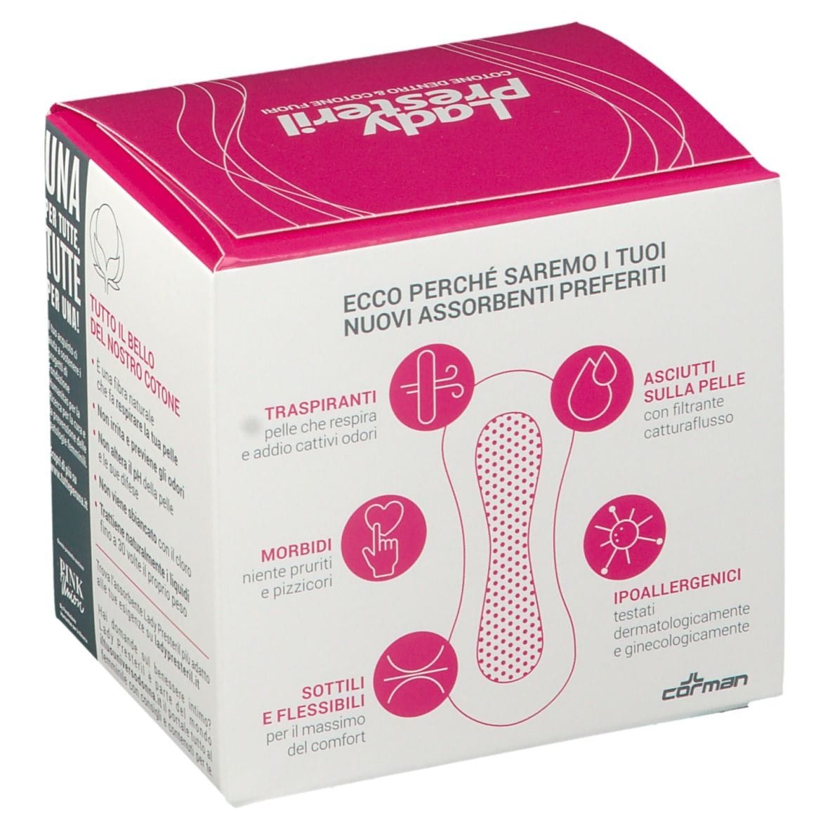 LADY PRESTERIL COTTON POWER PROTEGGI SLIP POCKET ANATOMICI RIPIEGATI PROMO 24 PEZZI