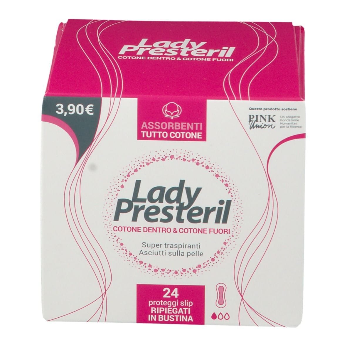 LADY PRESTERIL COTTON POWER PROTEGGI SLIP POCKET ANATOMICI RIPIEGATI PROMO 24 PEZZI