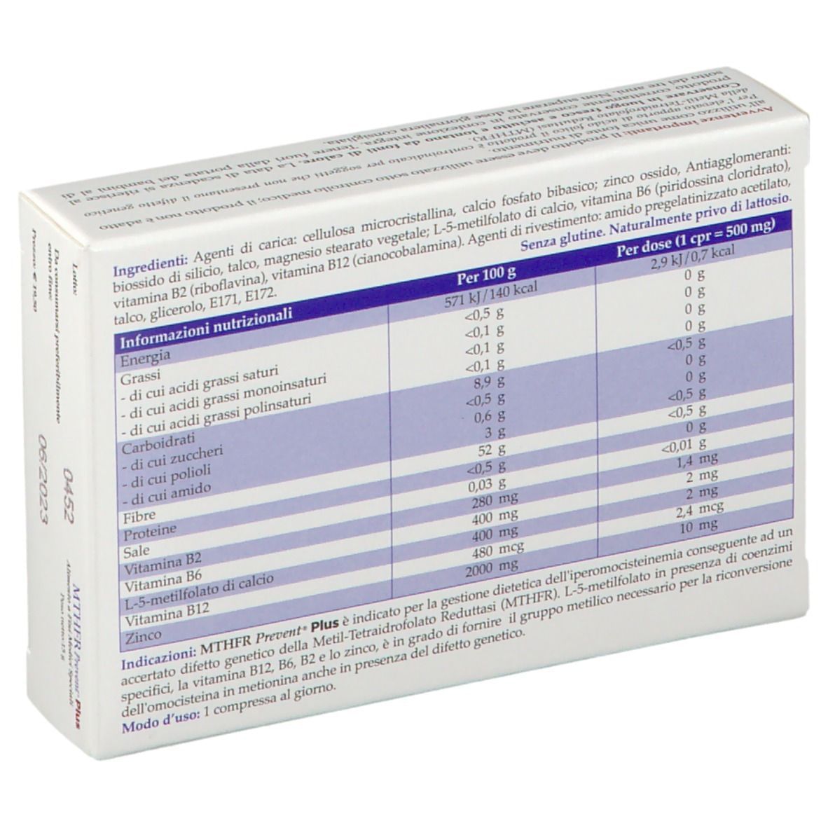 MTHFR-P PLUS 30 COMPRESSE