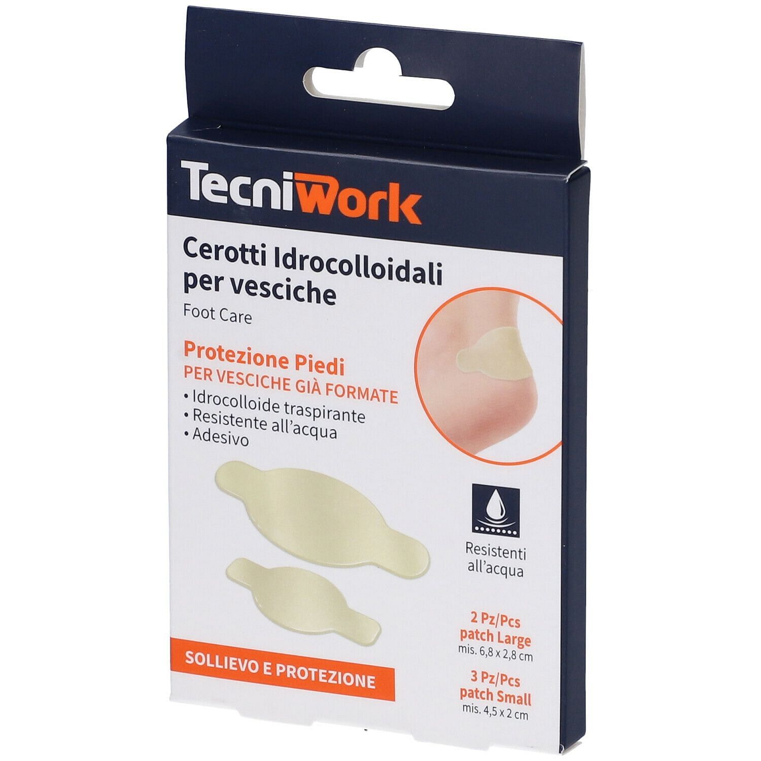 Tecniwork Cerotti Idrocolloidali Per Vesciche 5 Pezzi