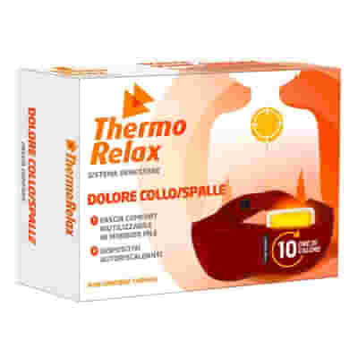 THERMORELAX FASCIA DOLORE COLLO SPALLE FASCIA+4 DISPOSITIVI AUTORISCALDANTI