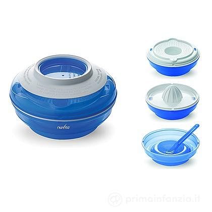 Nuvita Pappafacile 4 In1 Set Multiuso Pappa Blu