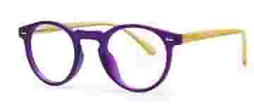 OCCHIALE DA LETTURA PREMONTATO TWINS PLATINUM SMILE VIOLA/GIALLO +1,00