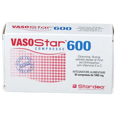 VASOSTAR 600 30 COMPRESSE 1.000 MG VASOSTAR 600 30 COMPRESSE 1.000 MG