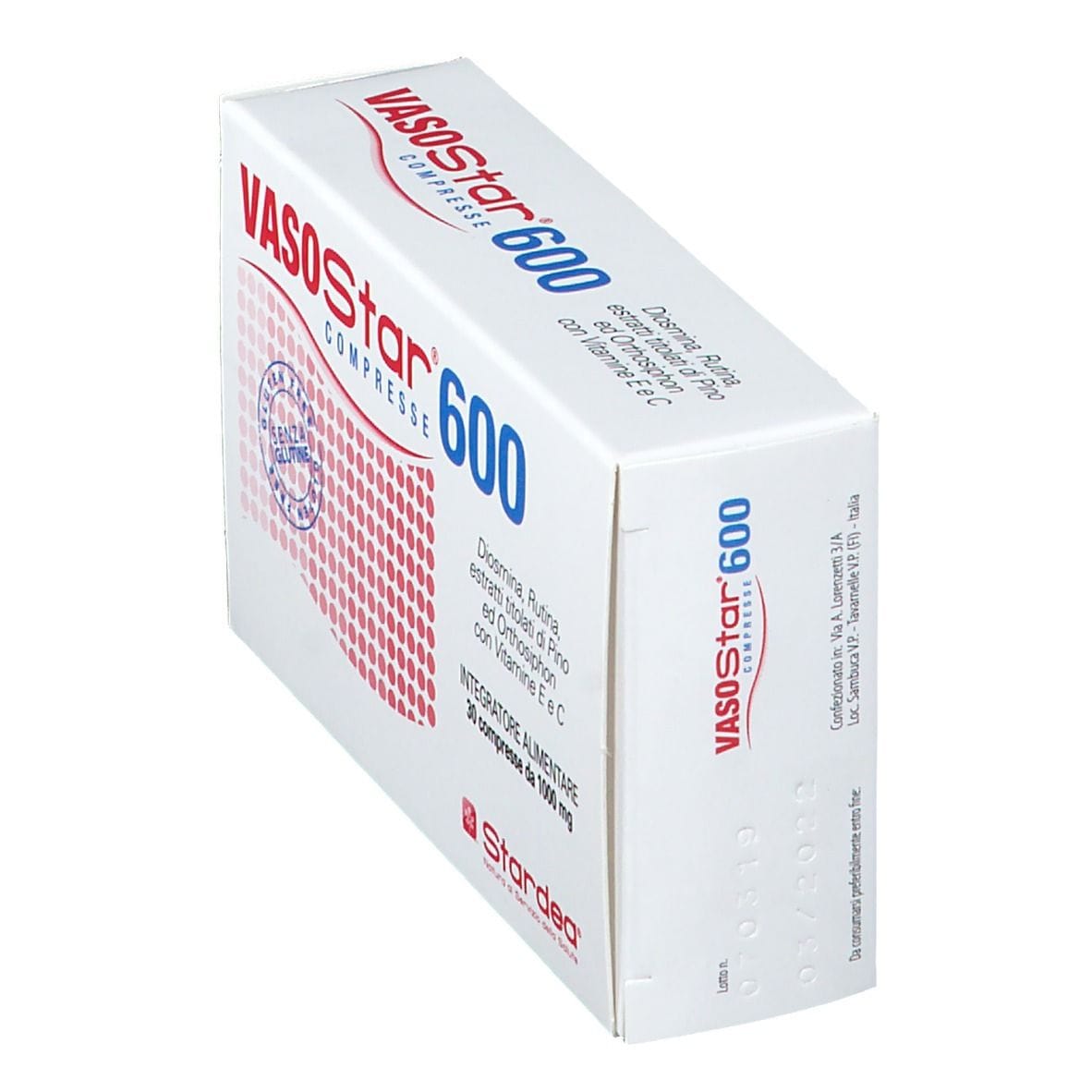 VASOSTAR 600 30 COMPRESSE 1.000 MG