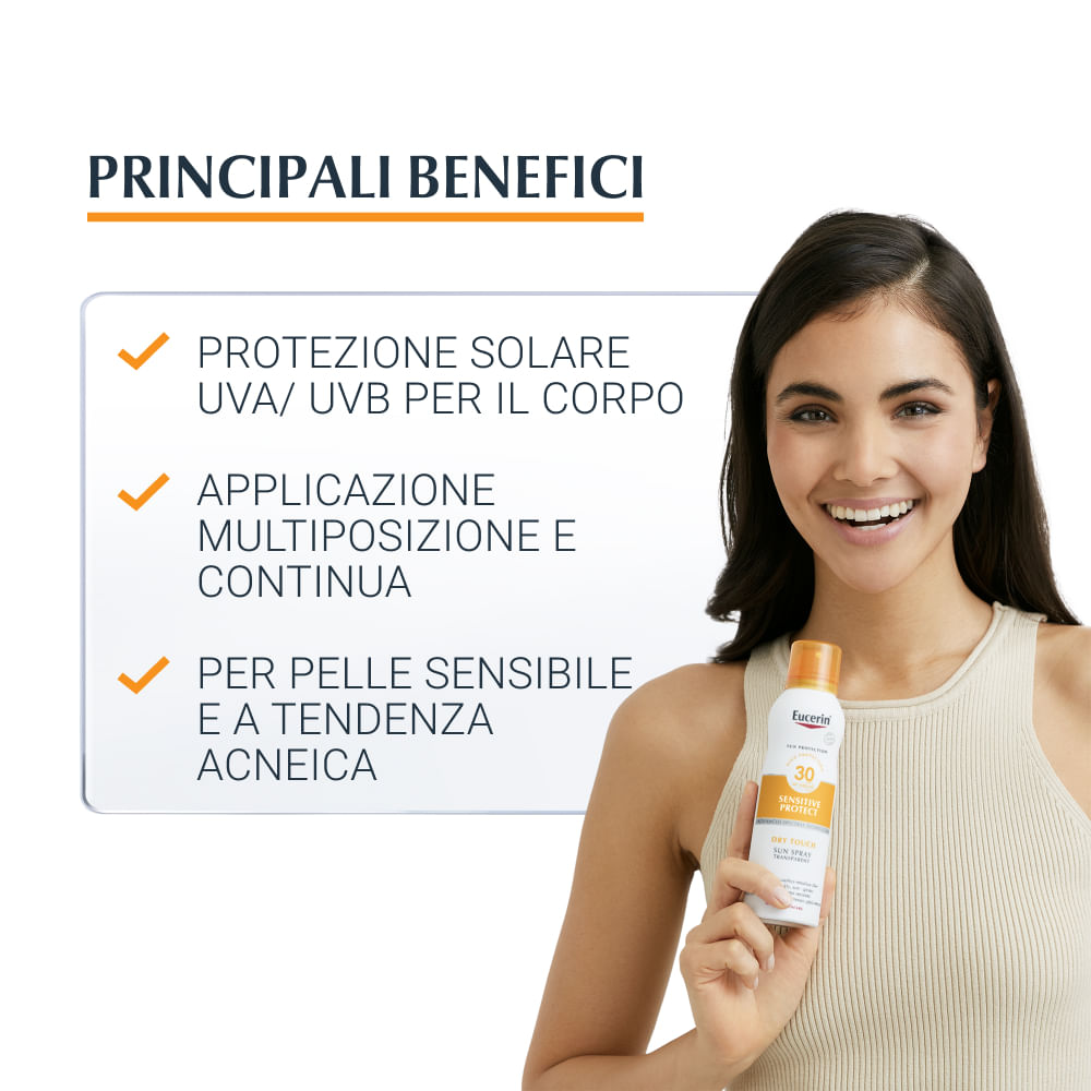 EUCERIN SUN SPRAY TOCCO SECCO SPF30 200 ML