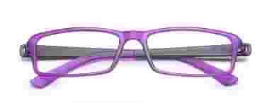 OCCHIALE DA LETTURA PREMONTATO TWINS SILVER LIGHT VIOLA/NERO +1,00