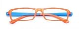 OCCHIALE DA LETTURA PREMONTATO TWINS SILVER LIGHT ARANCIA/BLU +3,50