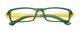 OCCHIALE DA LETTURA PREMONTATO TWINS SILVER LIGHT VE/GIALLO +2,50