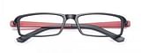OCCHIALE DA LETTURA PREMONTATO TWINS SILVER LIGHT NERO/ROSSO +2,50
