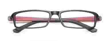 OCCHIALE DA LETTURA PREMONTATO TWINS SILVER LIGHT NERO/ROSSO +2,50
