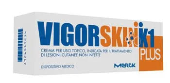 VIGORSKIN K1 PLUS CREMA PER LESIONI CUTANEE NON INFETTE 100 ML