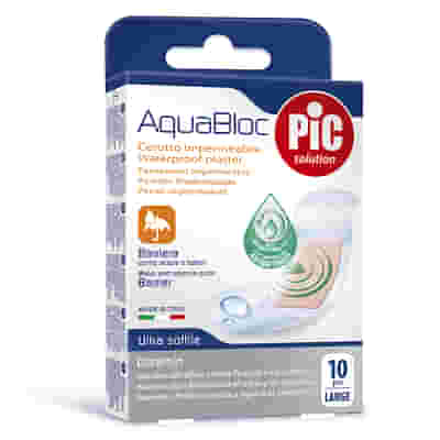 CEROTTO PIC AQUABLOC 25X72MM ANTIBATTERICO 10 PEZZI