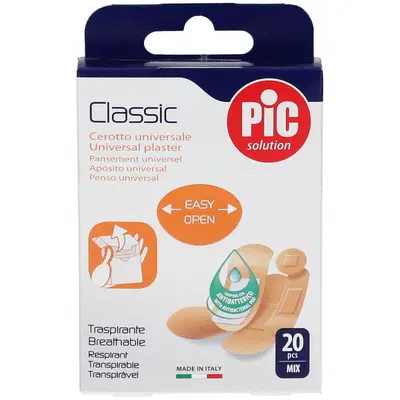 CEROTTO PIC CLASSIC MIX ANTIBATTERICO 20 PEZZI CEROTTO PIC CLASSIC MIX ANTIBATTERICO 20 PEZZI