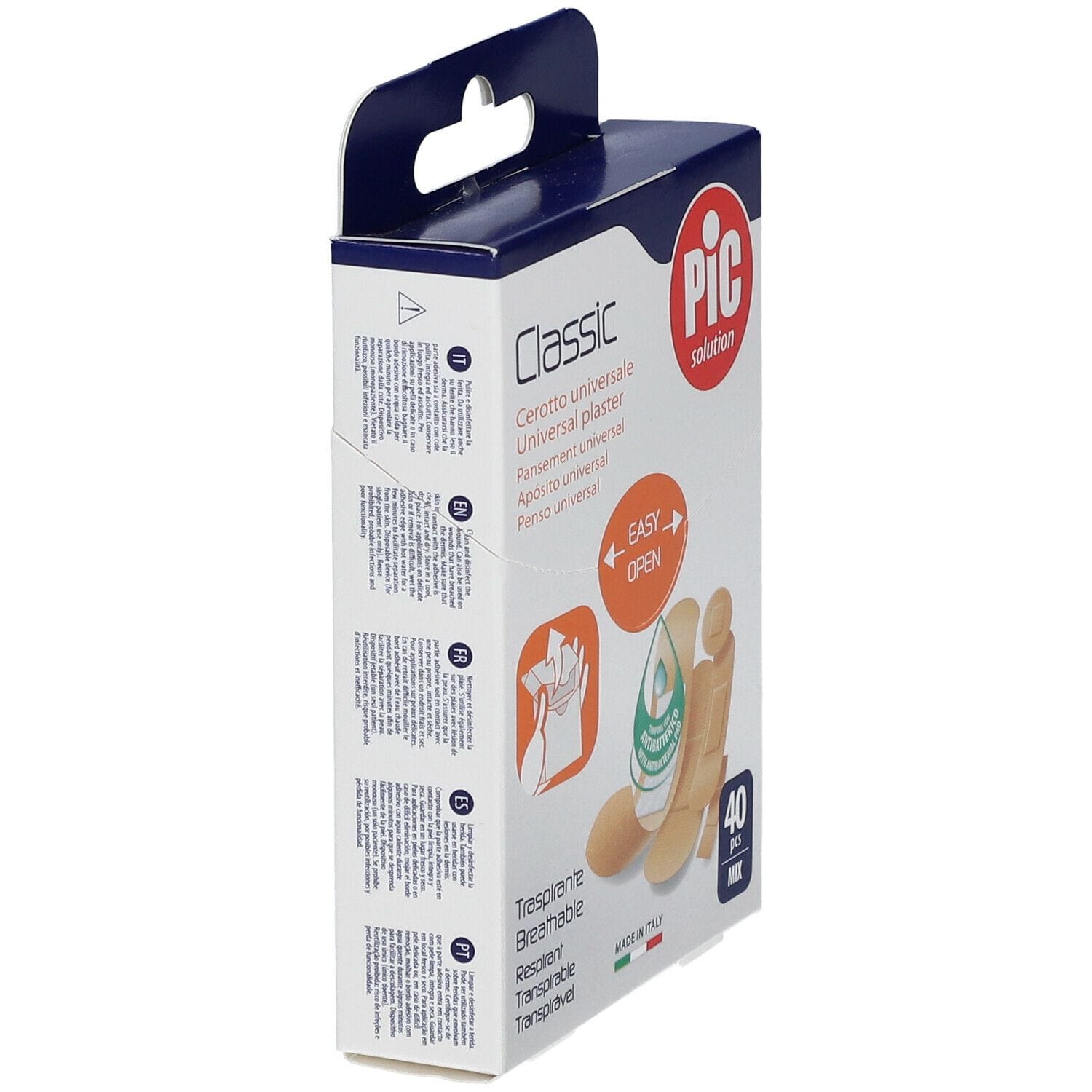 CEROTTO PIC CLASSIC MIX ANTIBATTERICO 40 PEZZI