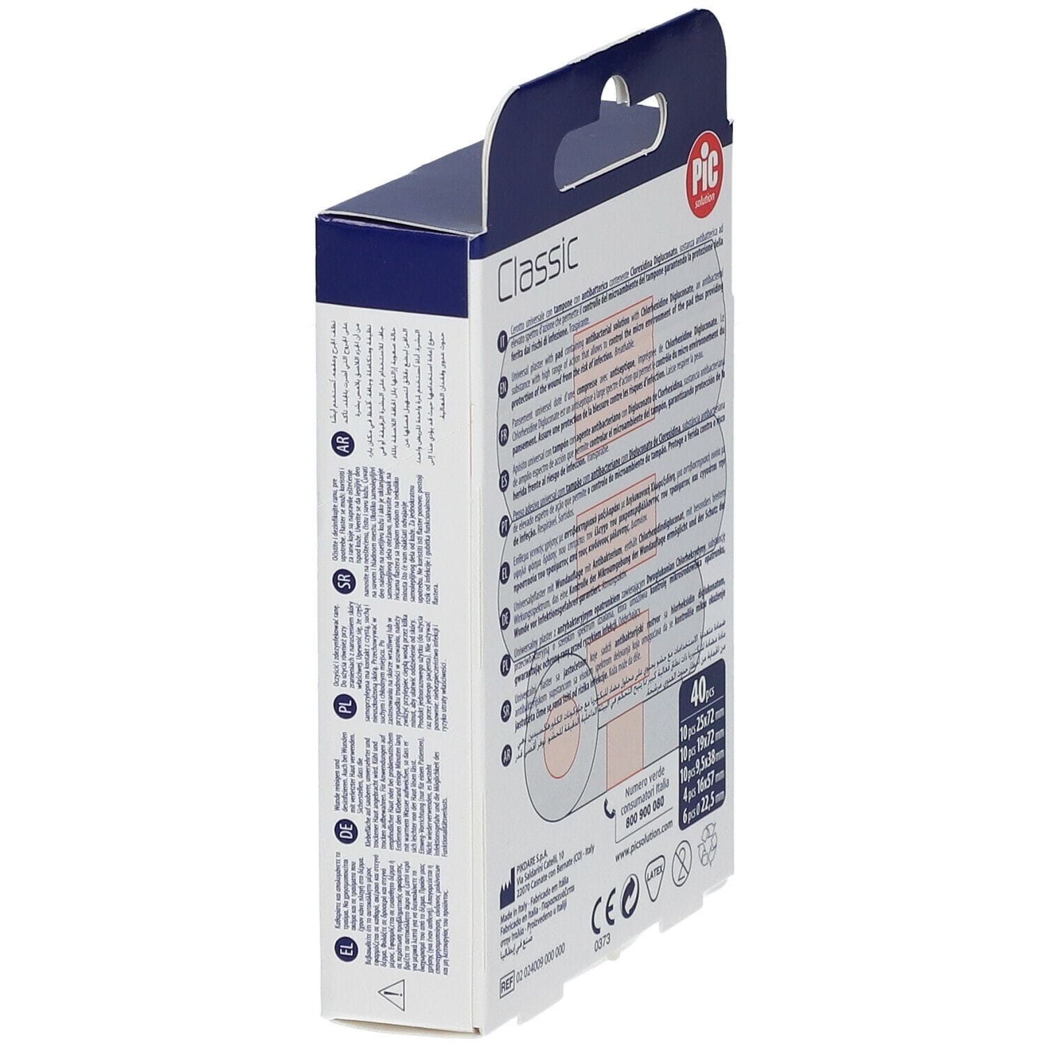 CEROTTO PIC CLASSIC MIX ANTIBATTERICO 40 PEZZI