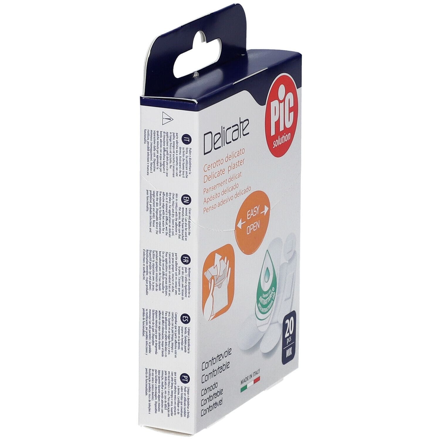CEROTTO PIC DELICATE MIX 20 CEROTTI ANTIBATTERICO