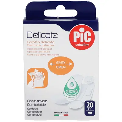 CEROTTO PIC DELICATE MIX 20 CEROTTI ANTIBATTERICO CEROTTO PIC DELICATE MIX 20 CEROTTI ANTIBATTERICO