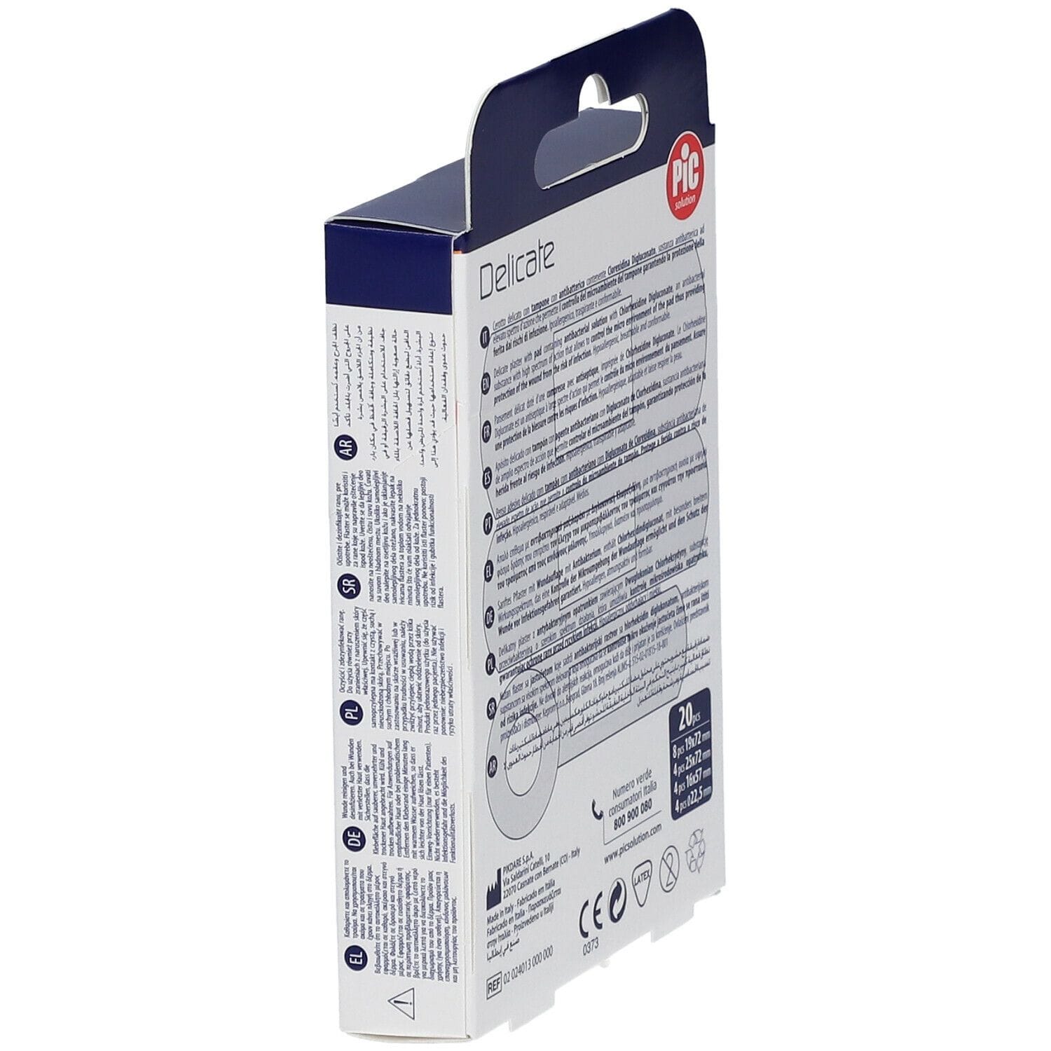 CEROTTO PIC DELICATE MIX 20 CEROTTI ANTIBATTERICO