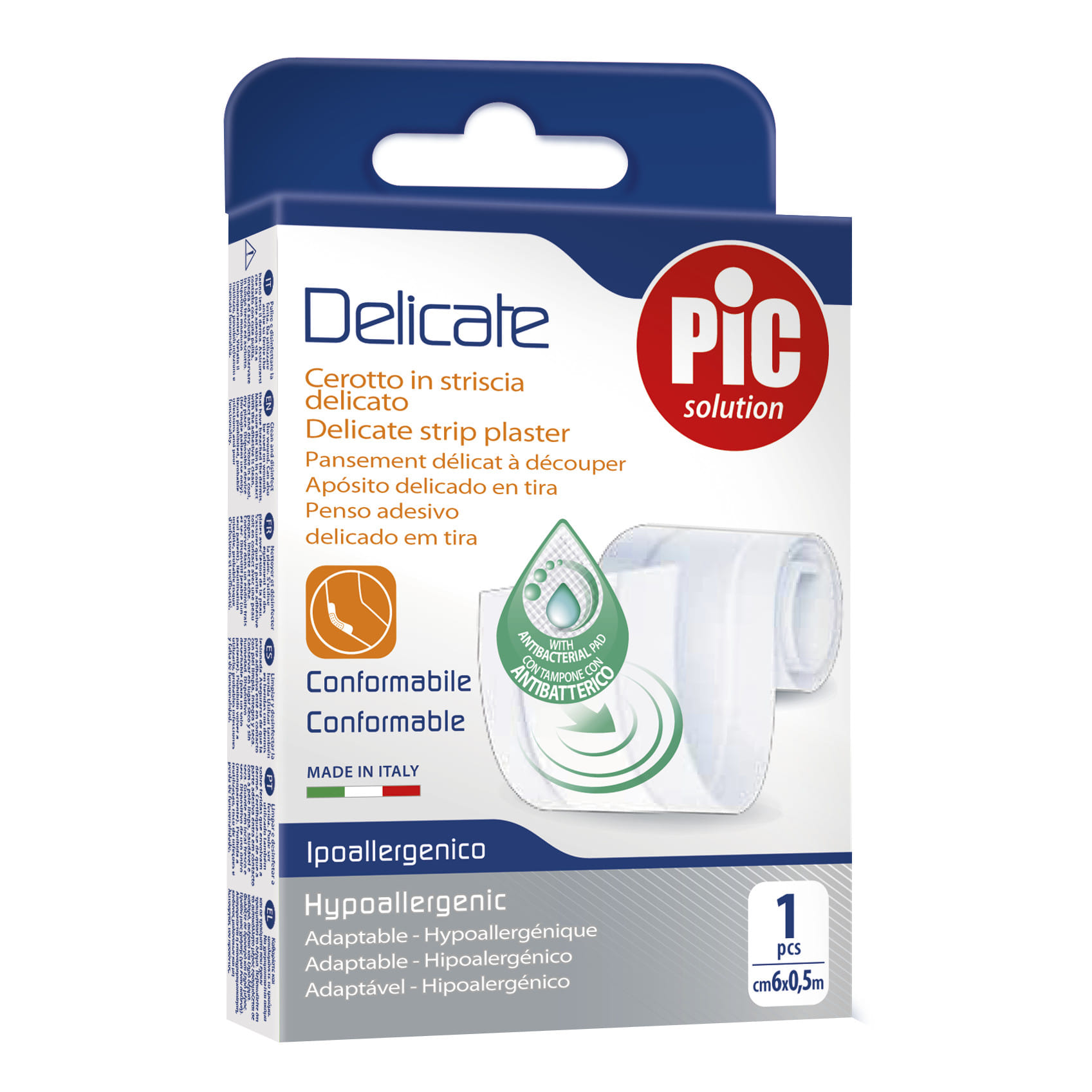 CEROTTO DELICATE STRISCIA ANTIBATTERICA 6 X 50 CM 1 PEZZO