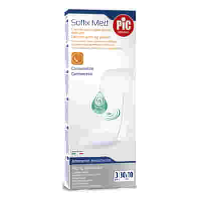 CEROTTO PIC SOFFIX MED IN TNT CON TAMPONE CENTRALE ASSORBENTE STERILE MONOUSO 30X10 CM STERILI ANTIBATTERICO 3 PEZZI