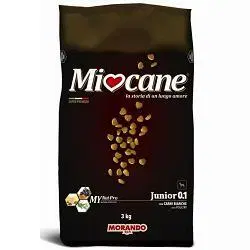 MIOCANE JUNIOR 0,1 CARNI BIANCHE 3 KG MIOCANE JUNIOR 0,1 CARNI BIANCHE 3 KG