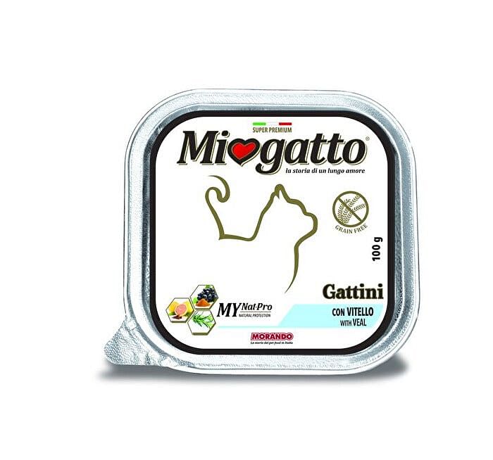 Miogatto Gattini Vitello Grain Free 100 G