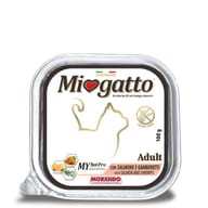 MIOGATTO ADULT SALMONE/GAMBERETTI GRAIN FREE 100 G