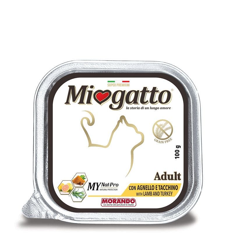 Miogatto Adult Agnello/Tacchino Grain Free 100 G