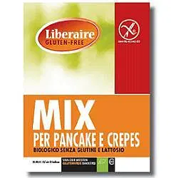 LIBERAIRE MIX PANCAKE/CREPES SENZA GLUTINE E SENZA LATTOSIO BIO 450 G LIBERAIRE MIX PANCAKE/CREPES SENZA GLUTINE E SENZA LATTOSIO BIO 450 G