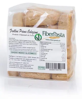 FIBERPASTA FROLLINI PRIMA COLAZIONE 250 G FIBERPASTA FROLLINI PRIMA COLAZIONE 250 G