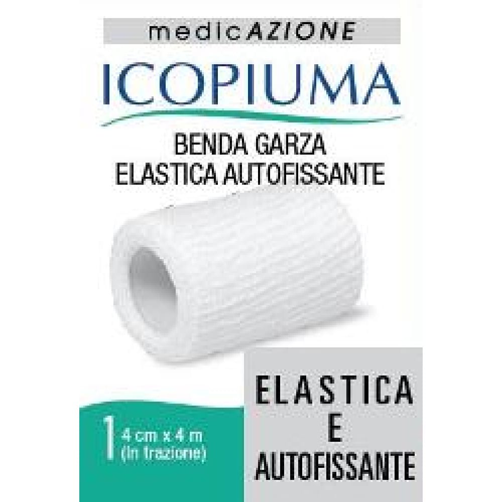 ICOPIUMA BENDA GARZA ELASTICA AUTOFISSANTE CM 4X4 MT