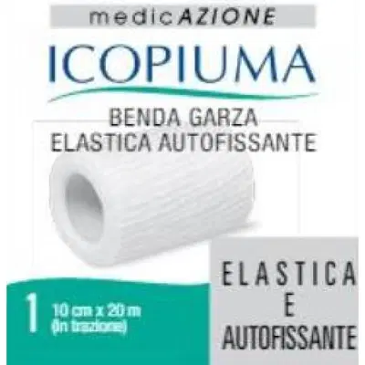 ICOPIUMA BENDA GARZA ELASTICA AUTOFISSANTE CM 10X20 MT ICOPIUMA BENDA GARZA ELASTICA AUTOFISSANTE CM 10X20 MT