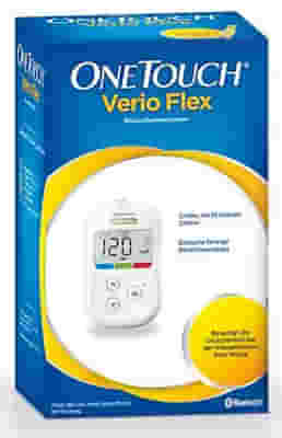 KIT PER LA DETERMINAZIONE DELLA GLICEMIA ONETOUCH VERIO FLEX SYSTEM GLUCOMETRO + PENNA PUNGIDITO + 10 LANCETTE + 10 STRISCE REATTIVE